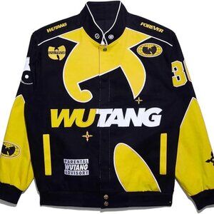 Wu-Tang Clan Official Jacket WuWear Hip Hop - Yellow/BLK - Size (Large)